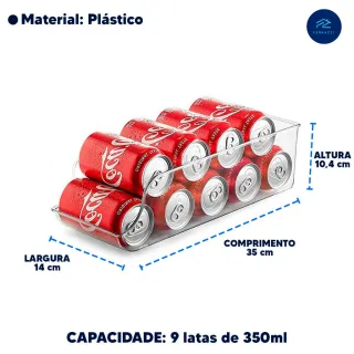 Guarda e Conserva Multiuso Plasutil para Geladeira, Dispensa e Cozinha - Porta ovos 10 x 30
