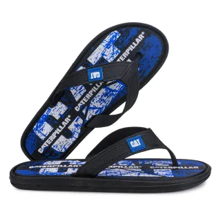 Chinelo Anti-Derrapante Caterpillar - Dedo - Azul