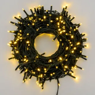 Pisca Natal Branco Quente 100 Led 10m 8 Funções - Promoção - 110V