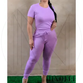 Blusinha Babylook Suave Suede Conjunto Jogging Calça Confortável Fardamento Joguer - Bordô