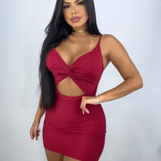 Tubinho Curto Feminino com Nó - Compre na Raryel - Rosa