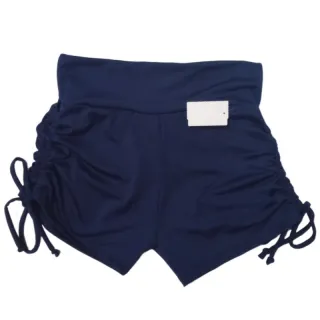 Roupa Fitness Feminina Suplex Curto com Laço Lateral - Vermelho Bordô