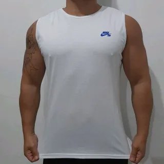 Machão Regatas Masculinas em Algodão - P, M, G, GG - HURLEY AZUL