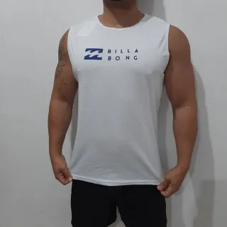 Machão Regatas Masculinas em Algodão - P, M, G, GG - HURLEY AZUL