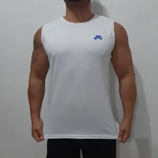 Machão Regatas Masculinas em Algodão - P, M, G, GG - HURLEY AZUL