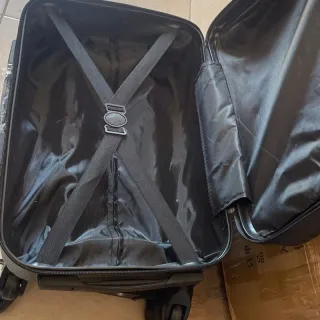 Mala de Bordo para Viagem com Rodinhas 360 Graus, Material em ABS Resistente e Cadeados Embutidos - N verde 17