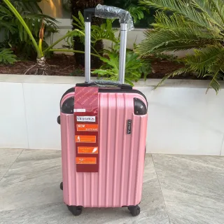 Mala de Bordo para Viagem com Rodinhas 360 Graus, Material em ABS Resistente e Cadeados Embutidos - N verde 17