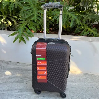 Mala de Bordo para Viagem com Rodinhas 360 Graus, Material em ABS Resistente e Cadeados Embutidos - N verde 17