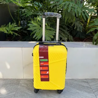 Mala de Bordo para Viagem com Rodinhas 360 Graus, Material em ABS Resistente e Cadeados Embutidos - N verde 17