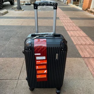 Mala de Bordo para Viagem com Rodinhas 360 Graus, Material em ABS Resistente e Cadeados Embutidos - N verde 17