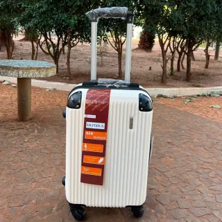 Mala de Bordo para Viagem com Rodinhas 360 Graus, Material em ABS Resistente e Cadeados Embutidos - N verde 17