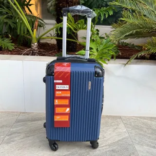 Mala de Bordo para Viagem com Rodinhas 360 Graus, Material em ABS Resistente e Cadeados Embutidos - N verde 17