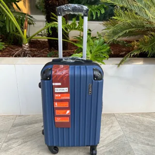 Mala de Bordo para Viagem com Rodinhas 360 Graus, Material em ABS Resistente e Cadeados Embutidos - N verde 17