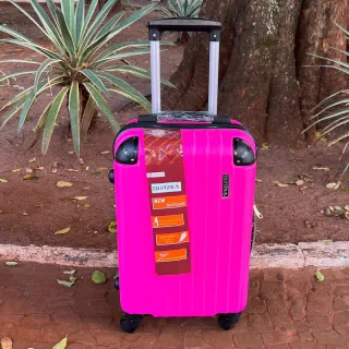 Mala de Bordo para Viagem com Rodinhas 360 Graus, Material em ABS Resistente e Cadeados Embutidos - N verde 17