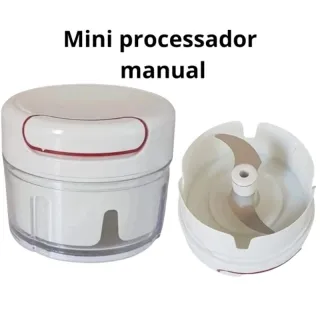 Liquidificador Portátil USB 380ml - Mini, 6 lâminas + cabo carregador - Roxo