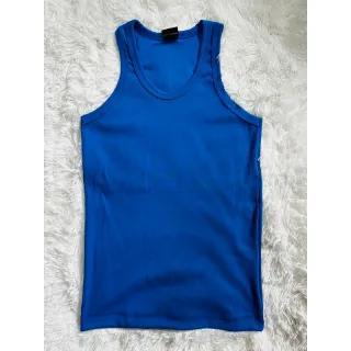 HIP HOP Regata Masculina Canelada estilo Americana - Branco