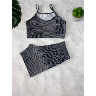 Moda fitness: conjunto top e short curto ou pedal - Est.13