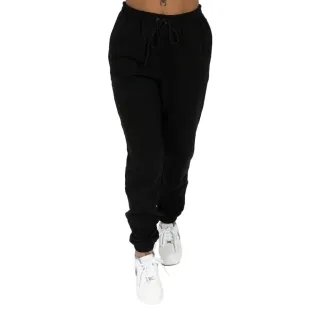 Pronta Entrega Calça Jogger Moletom Lisa Masculina e Feminina Slim Fit - Calça Moletom Fem Preta