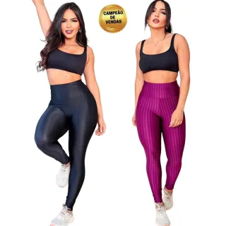 Legging Fitness Modeladora 3D Poliamida - Ideal para Academia, Pilates e Ginástica