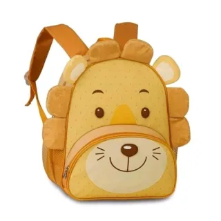 Pequena mochila infantil para passeio ou creche, pet menino menina - Zebra