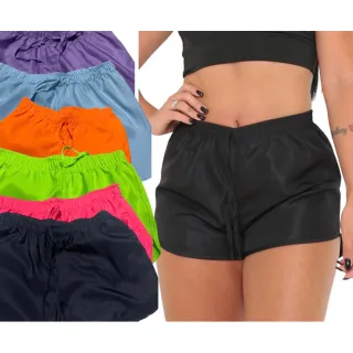 Bermuda Esportiva Tactel Feminina NK Símbolo Refletivo - SHORT FEMININO - BRANCO