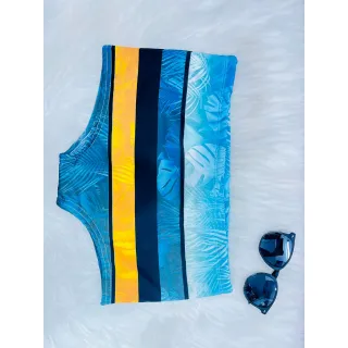 Praia e Piscina: Sunga Masculina para aproveitar o sol - VERDE FLORAL