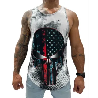 Camiseta Musculação Regata Longline Cavada - Heineken