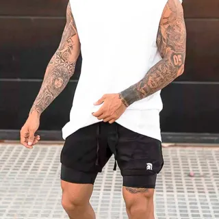 Spartan Bermuda Masculina Treino 2 em 1