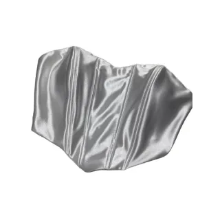 Bojo Premium Cropped Malha Corset Prada - Acentinado - Bege