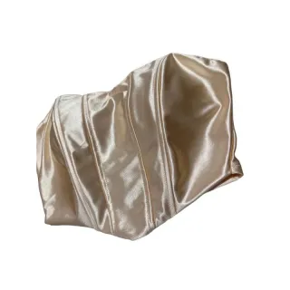 Bojo Premium Cropped Malha Corset Prada - Acentinado - Bege