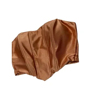 Bojo Premium Cropped Malha Corset Prada - Acentinado - Bege