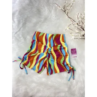 Empina Bumbum - Cordinha Lateral, Estampas e Cores Variadas - Azul Turquesa