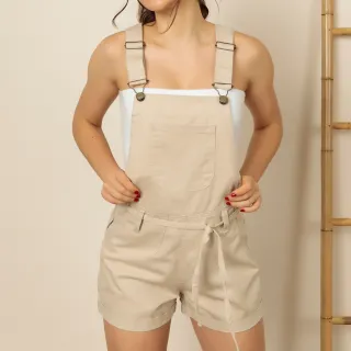 Jardineira Feminina Colorida Alça Suspensório Macaquinho Jeans Curto - Verde Limão