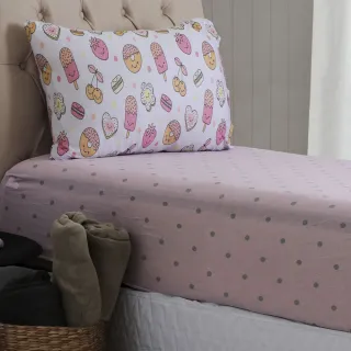 Lençol Infantil Solteiro em Malha com Elástico - Jogo de Cama Antialérgico - Algodão - Super Game