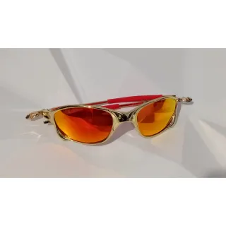 Estilosa Juju Lupa Feminino Masculino Óculos Mcs - Chumbo  Azul