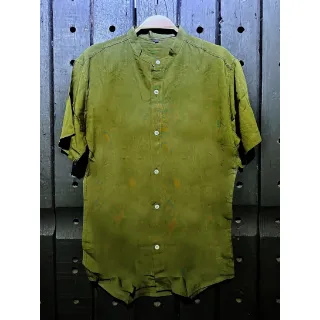 Camisa de Luxo Masculina Slim Fit Gola Padre Manga Curta - Tecido Premium - Vinho BORDÔ