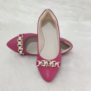 Sapatilha Preta Elegante Bico Fino Modelos Variados do 34 ao 39 Nude - VERDE VERNIZ APLIQUE