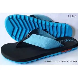 Amortecedor Salto Chinelo Masculino - Fotos Reais 100% - Preto/Vinho K52