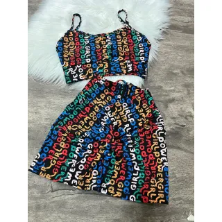 ALÇA RETA Conjunto Fitness - Empina bumbum - Vermelho