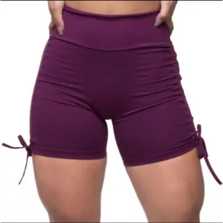 Roupa feminina academia regulagem cós anatômico empina bumbum - Vermelho