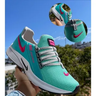 Tênis Leve Esportivo Confortável Feminino para Academia e Caminhada - Uva/pto(sola lilás)