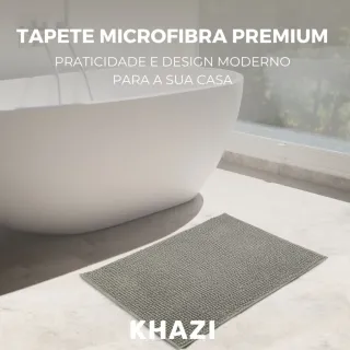 Tapete Antiderrapante Bolinha Microfibra Macarrão Luxo Várias Cores 40x60 - Vermelho Rubi