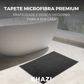 Tapete Antiderrapante Bolinha Microfibra Macarrão Luxo Várias Cores 40x60 - Vermelho Rubi
