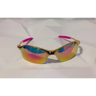 Estilosa Juju Lupa Feminino Masculino Óculos Mcs - Chumbo  Azul