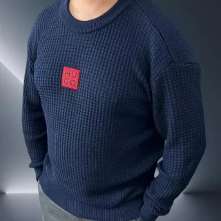 Blusa de frio masculina suéter - CINZA/Liso10