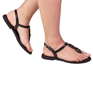 Unidade Rasteirinha Corrente Sandália - Bordô