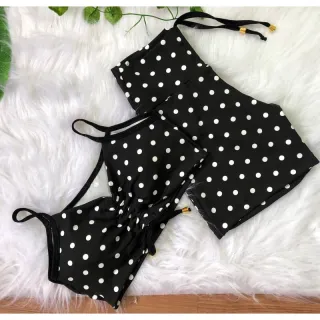 Conjunto short com cordinha e top com bojo para academia - Oncinha neon lateral