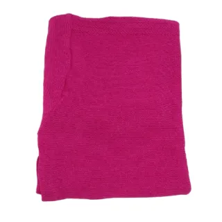 Tricô Manga Curta Blusa C/Elastano - Roxa