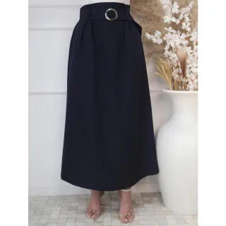 Cinto saia feminina social longa - Azul Marinho