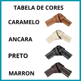 Orgânico Espelho Decorativo Adnet Oval 60x35 cm com Moldura de Couro e Pendurador - Caramelo